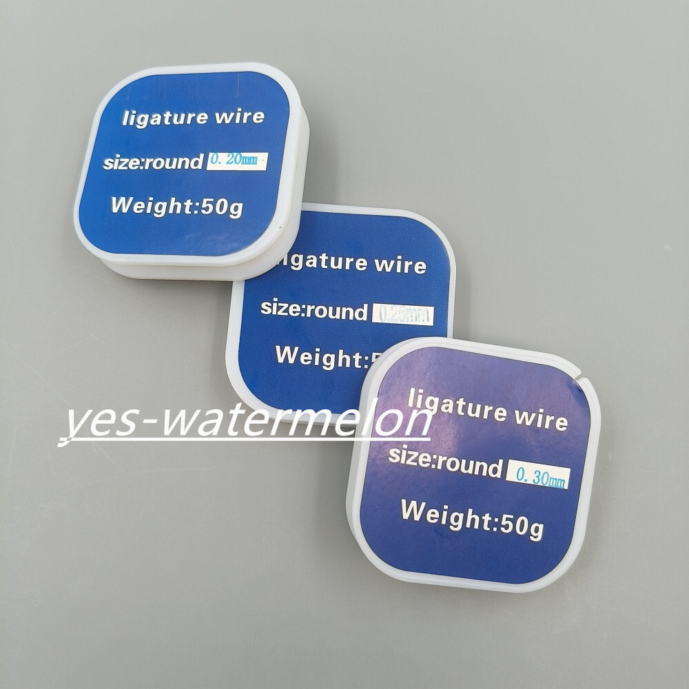 50g Dental Medical Wire Line 0.2/0.25/0.3mm 50g Plastic And Stainless Steel Roll