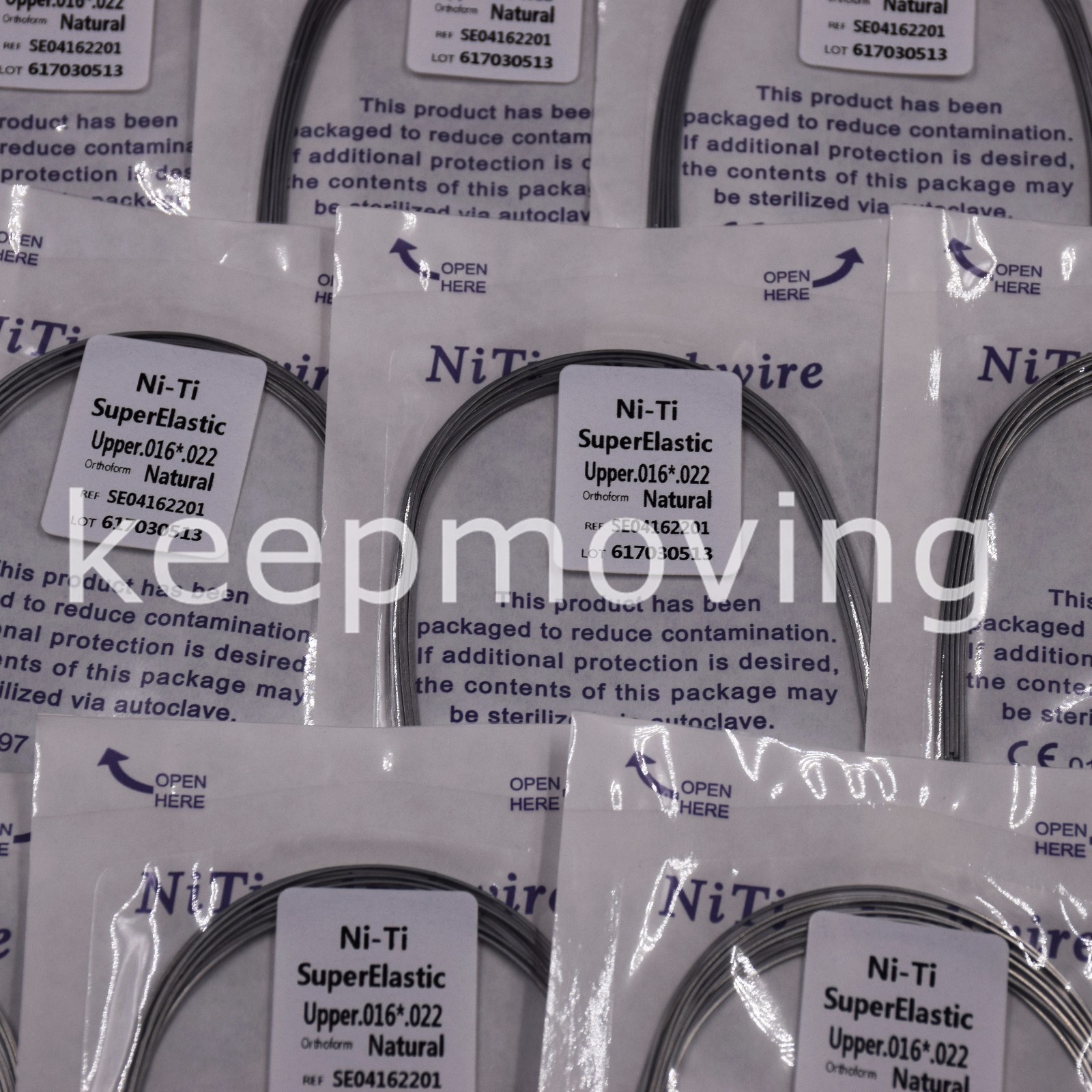 5 Packs Dental Orthodontic Super Elastic Niti Rectangular Arch Wire Upper/Lower