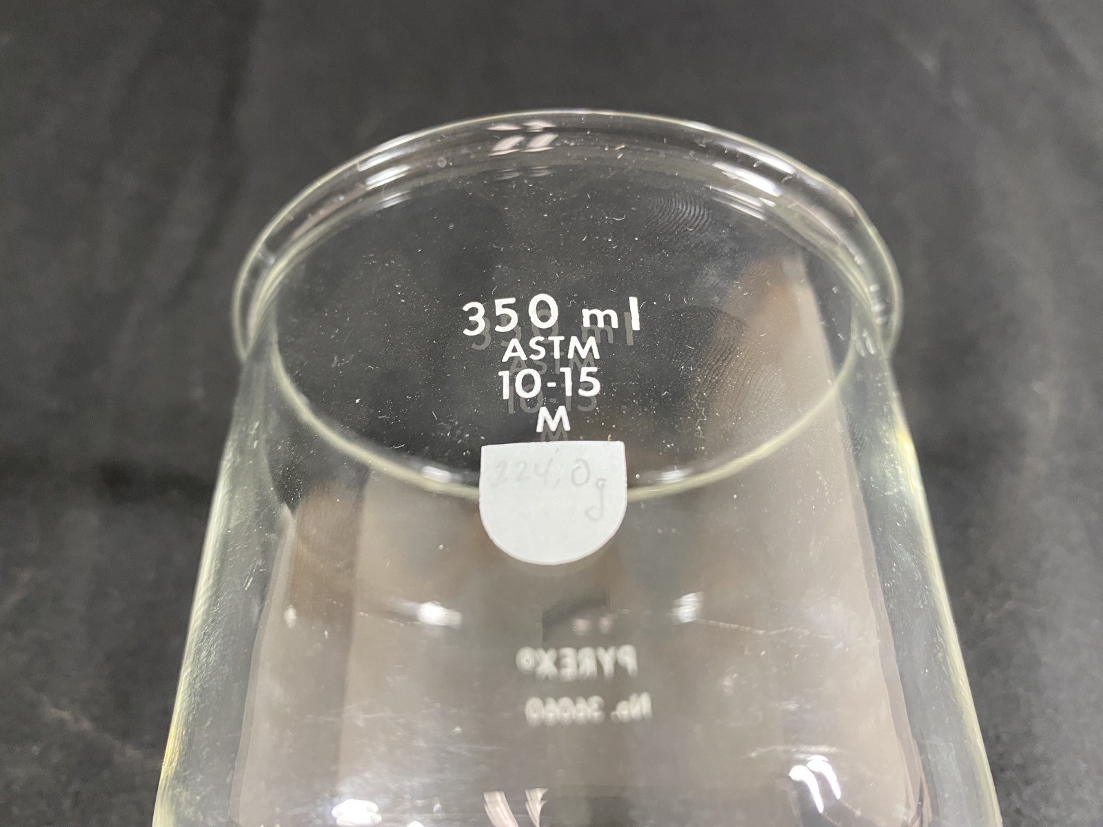 PYREX Glass 350mL M Porosity Fritted Disc Buchner Filter Funnel 36060-350M