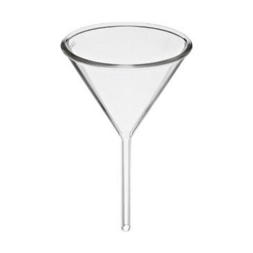 75mm, Glass Funnel, Short Stem, Karter Scientific 213V8 (Single)