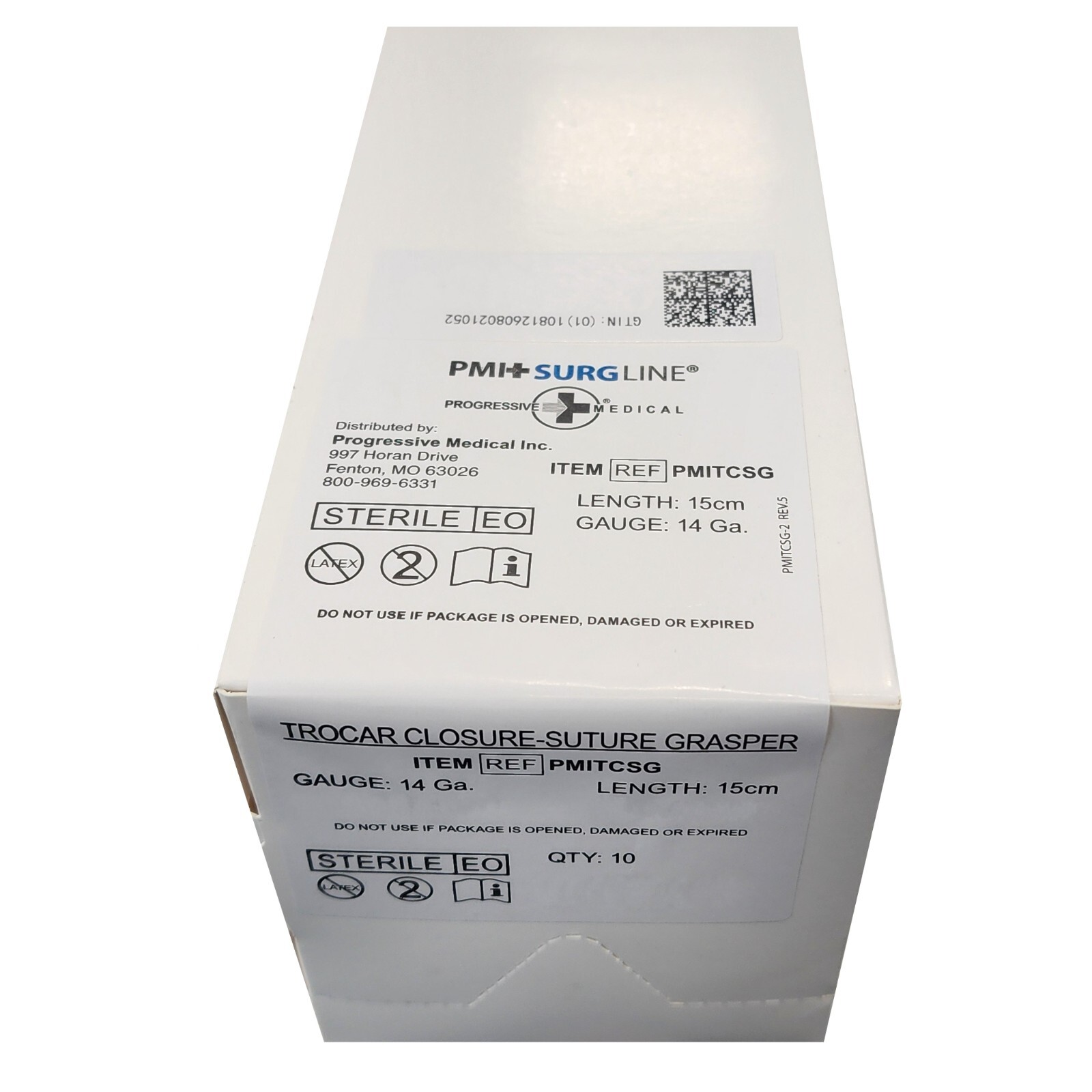 *10-Packs* Progressive Trocar Closure Suture Grasper 14 Ga 15cm Long PMITCSG