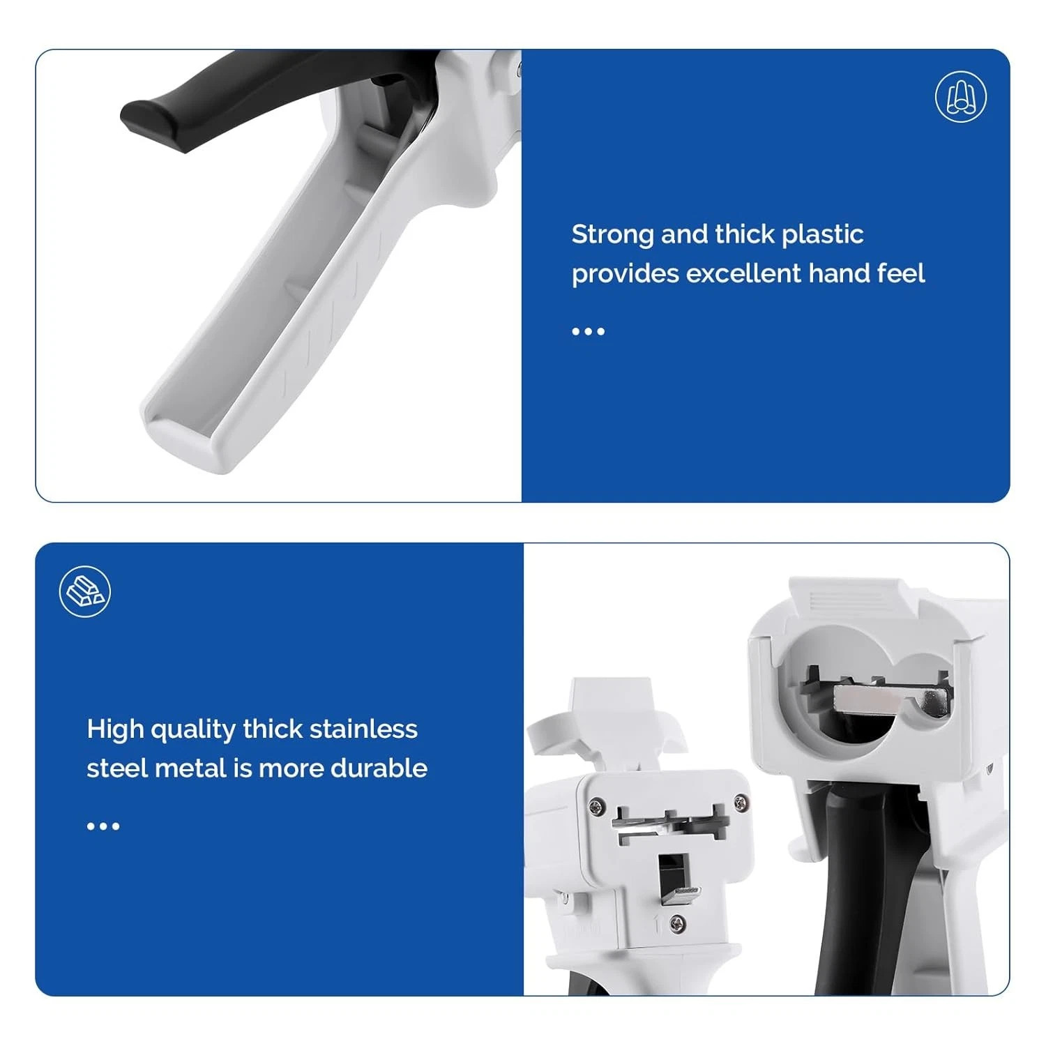 Dental Impression Mixing Dispensing Gun Kit Dispenser Gun 1:1/2:1 10:1/4:1 50ml