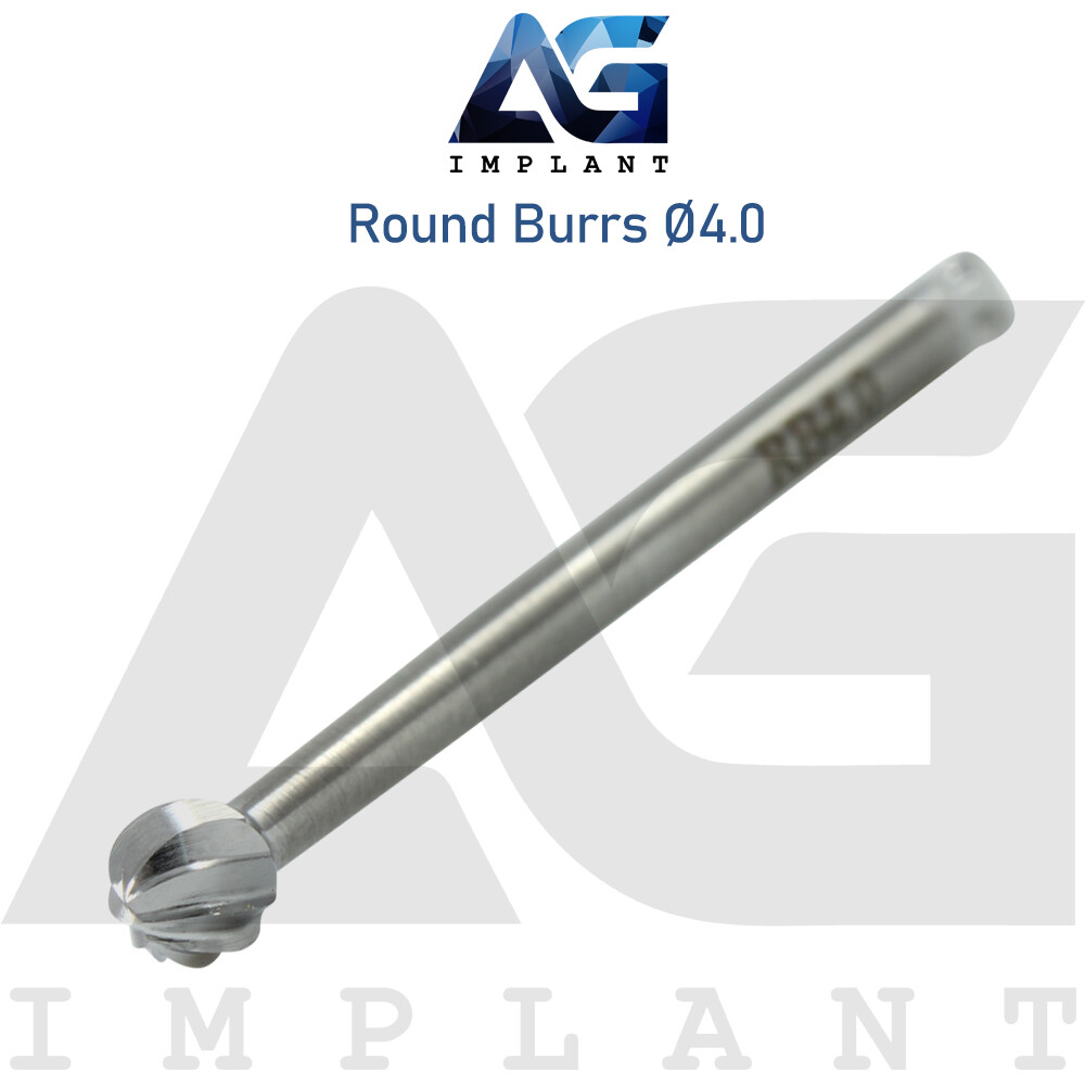3 Round Burs External Irrigation Sur gical Drills Instrument Dental