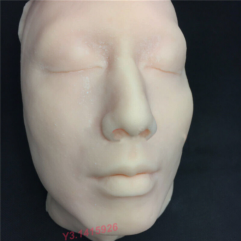 Silicone Head Injection Skin Suture Plastic Surgery Teaching Model With Skeleton
