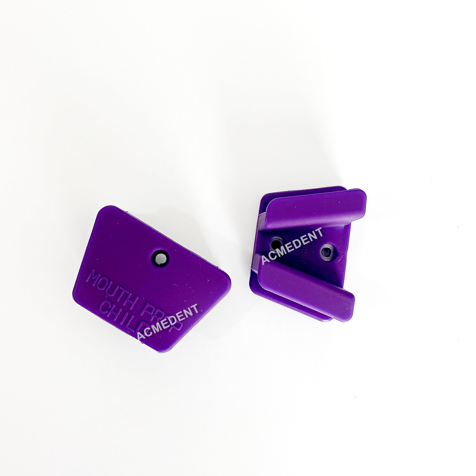 20Pcs Dental Bite Props Purple Block Mouth Prop Adult Child Blocks Strong 134℃