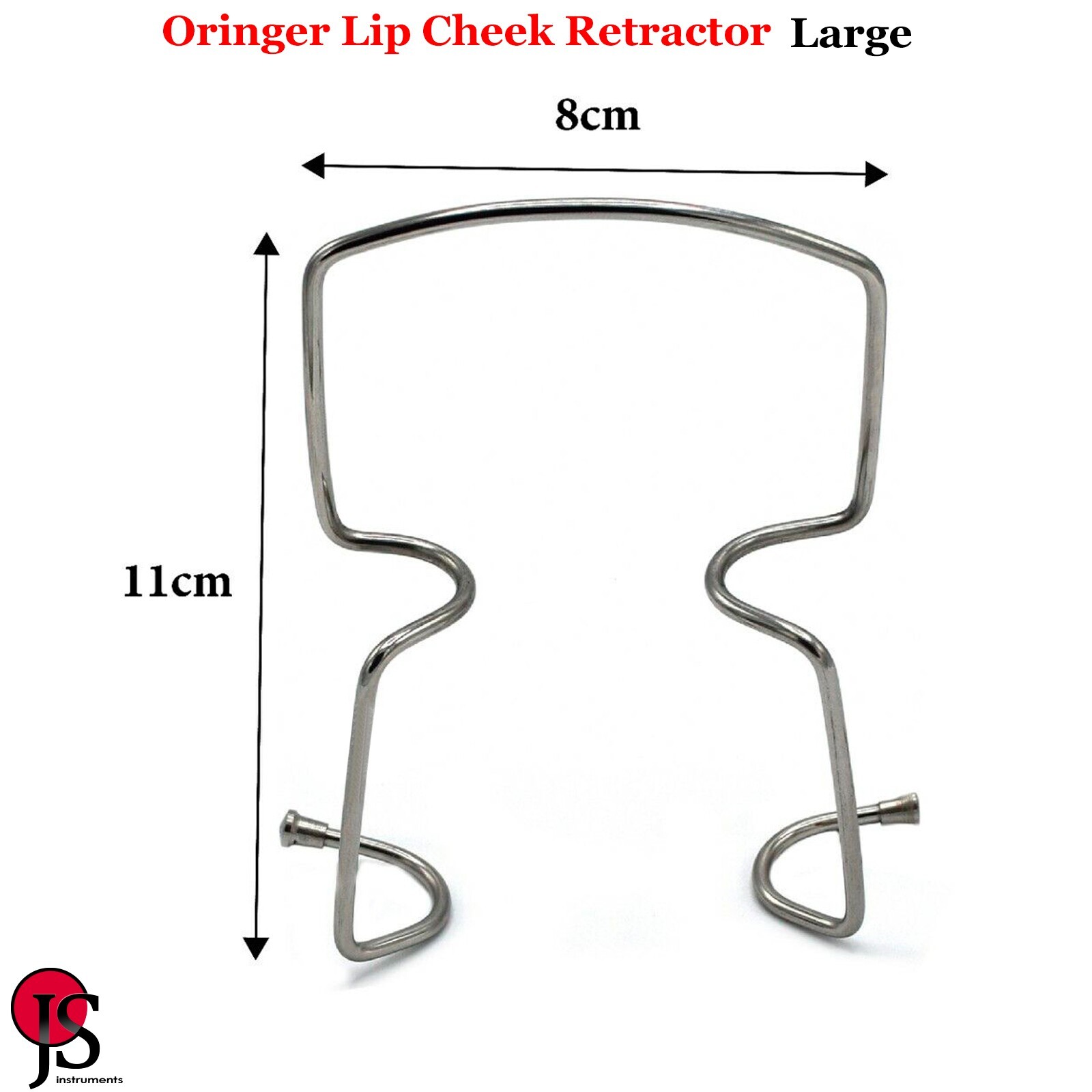Oringer Retractor Large Dental Self Retaining Cheek & Lip Metal Wire Retractors