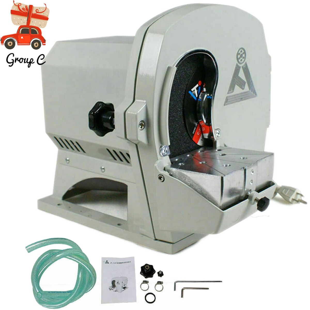 10″ Dental Wet Model Trimmer Plaster Abrasive Grinder Trimming Equipment Gypsum