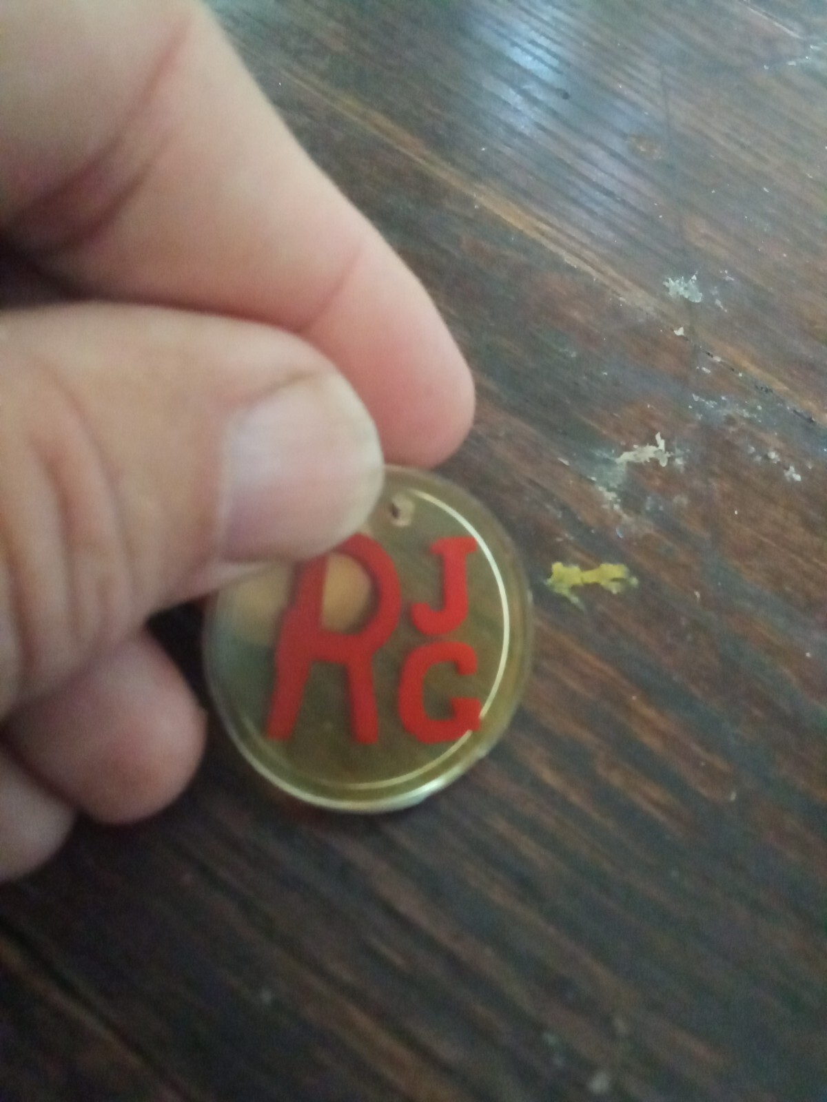 Xray Markers Red And Blue With Initials JG