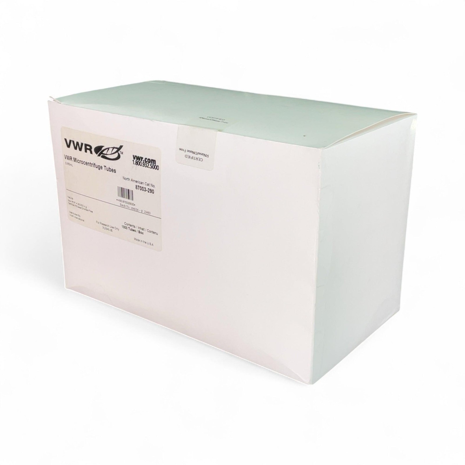 VWR 0.65mL Microcentrifuge Tubes 87003-290 Consumables New Open Box Best Offer!