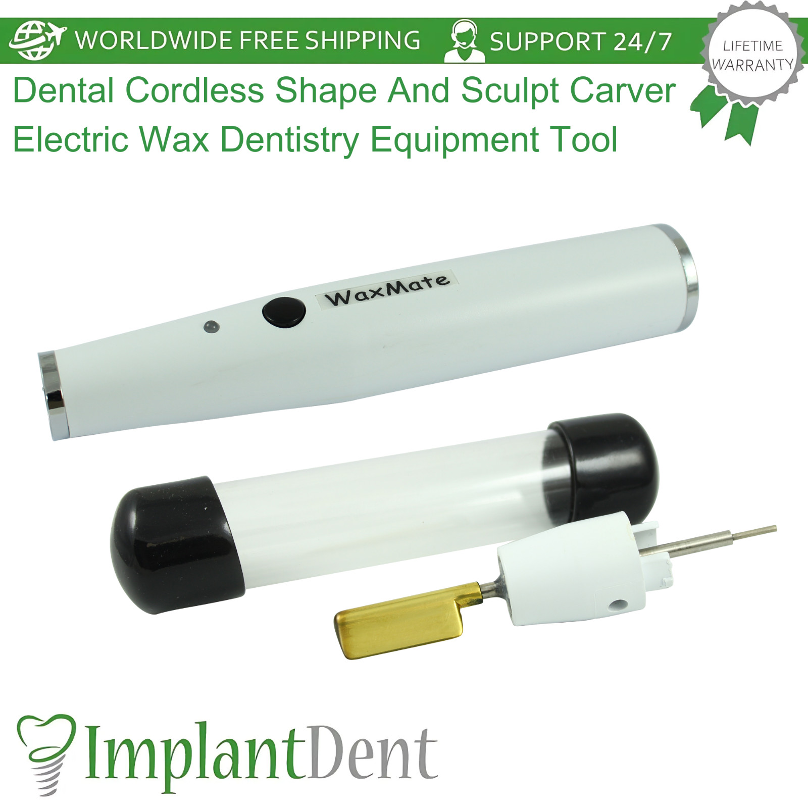 Cordless Dental Wax Carver Wireless Rapid Heat 3 Tips Ergonomic Design