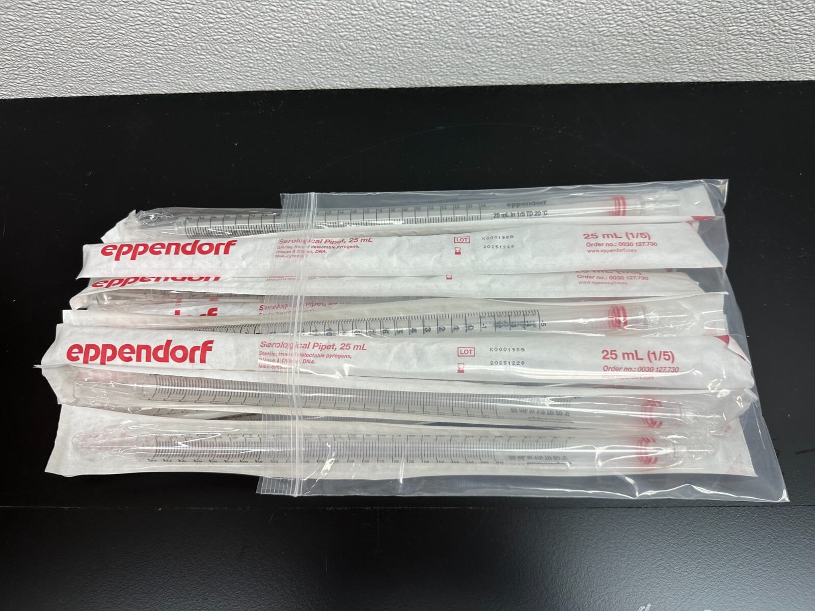 Eppendorf Cat No 0030 127.730 25mL 1/5 Serological Pipet