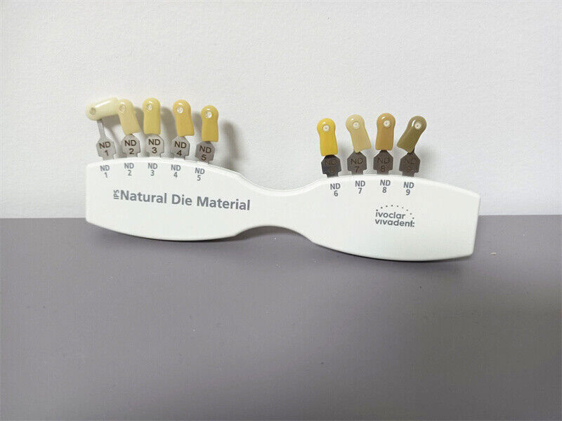 Dental IPS Natural Die Material Shade Guide Ivoclar Vivadent ND1-9 Abutment
