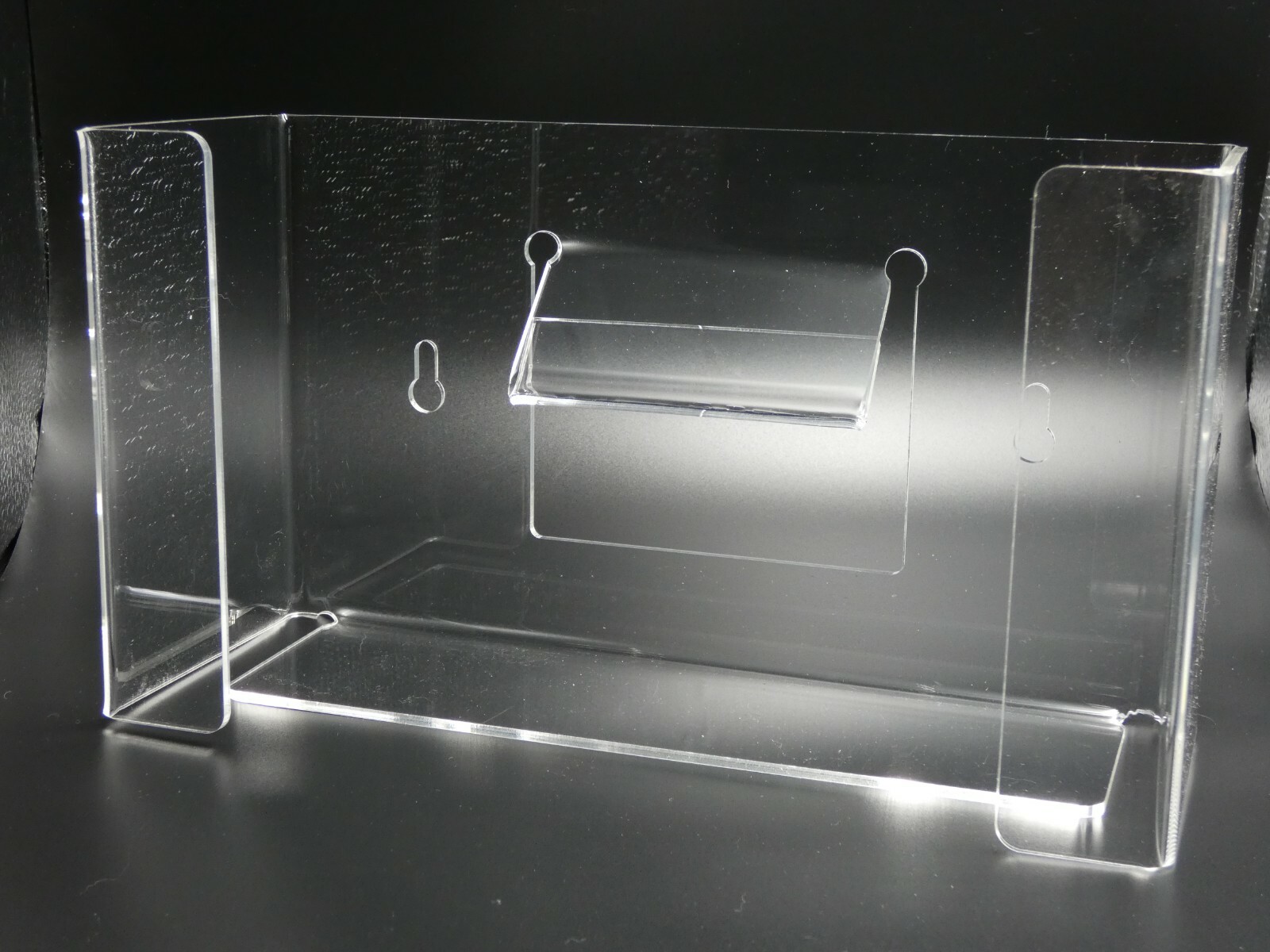 NEW – PLASDENT Clear Single Horizontal Glove Dispenser – #1400H 