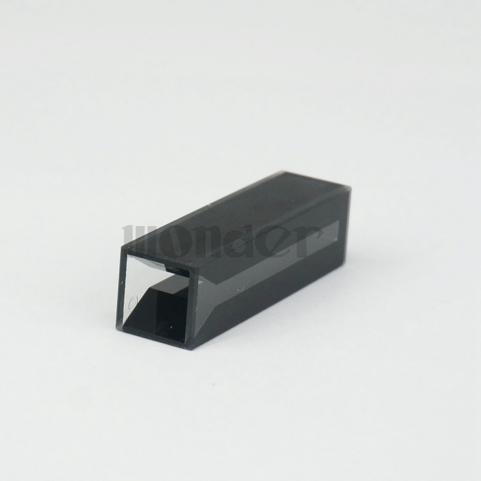 1050ul 10mm Path Length Micro JGS1 Quartz Cuvette Cell With Black Walls And Lid