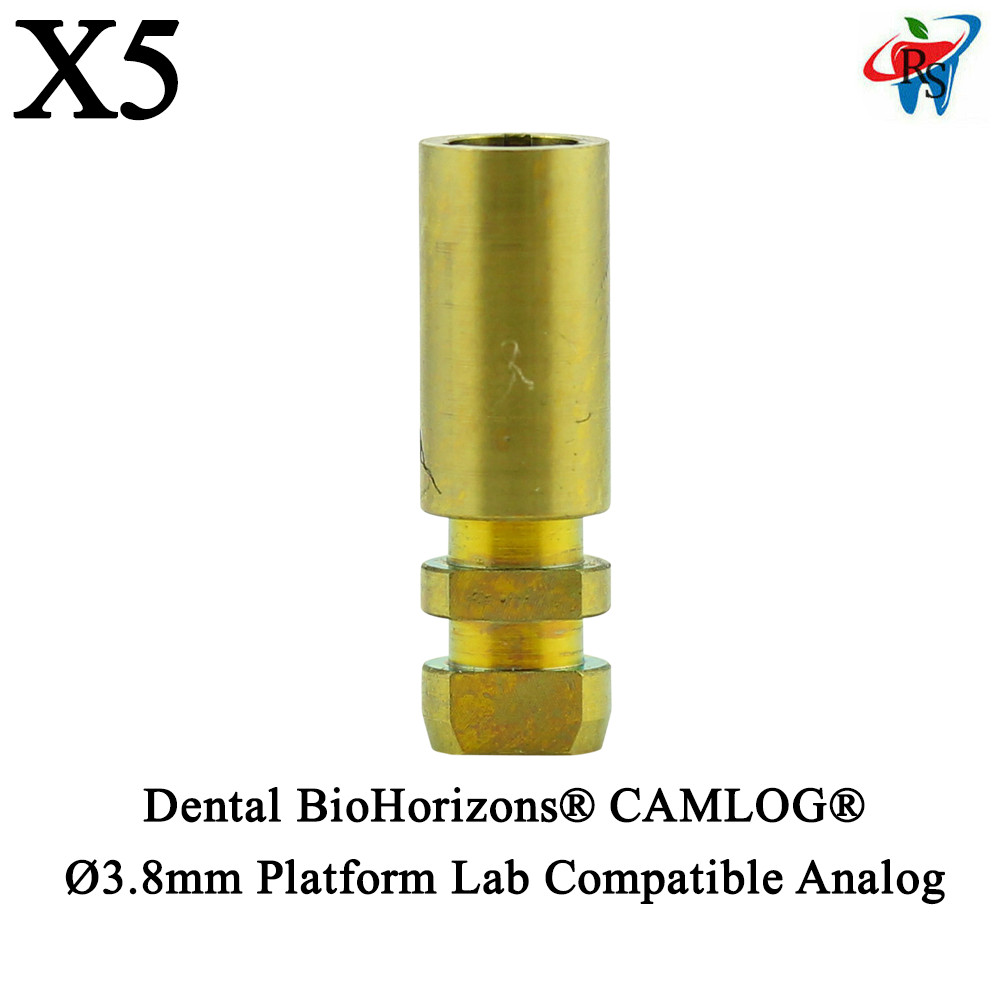 5pcs Dental BioHorizons® CAMLOG® Ø3.8mm Platform Lab Compatible Analog