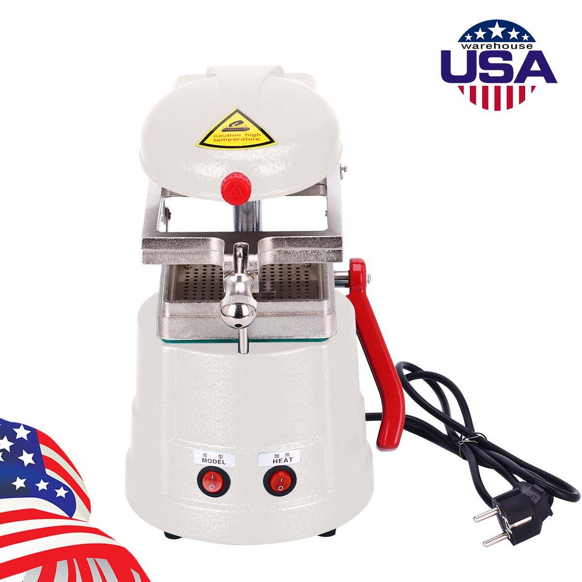 Dental Vacuum Molding Forming Machine Former Heat Thermoforming Lab Equipment