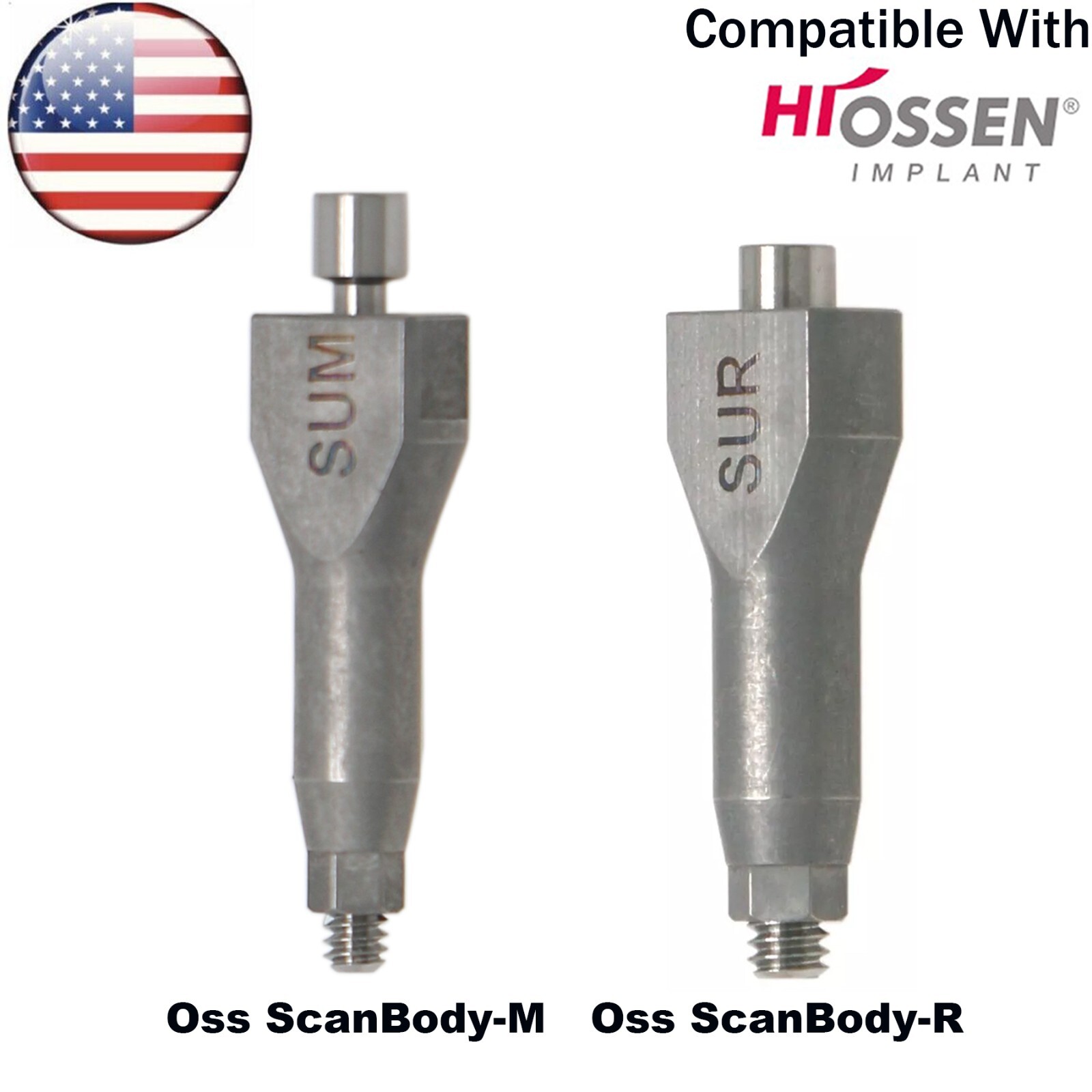US CAD/CAM Implant Scan Body Fits Hiossen Osstem ET/Nobel Biocare/Straumann ITI