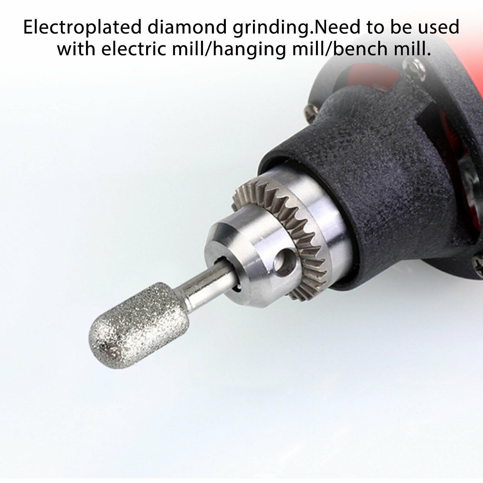 20Pcs 120 Dental Grinding Grit Diamond Burr Set Drill Bits Set for Rotary Tool