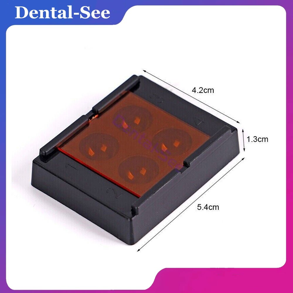4/8Hole Dental Veneer Box Teeth Patch Shading Light Organizer Storage Case