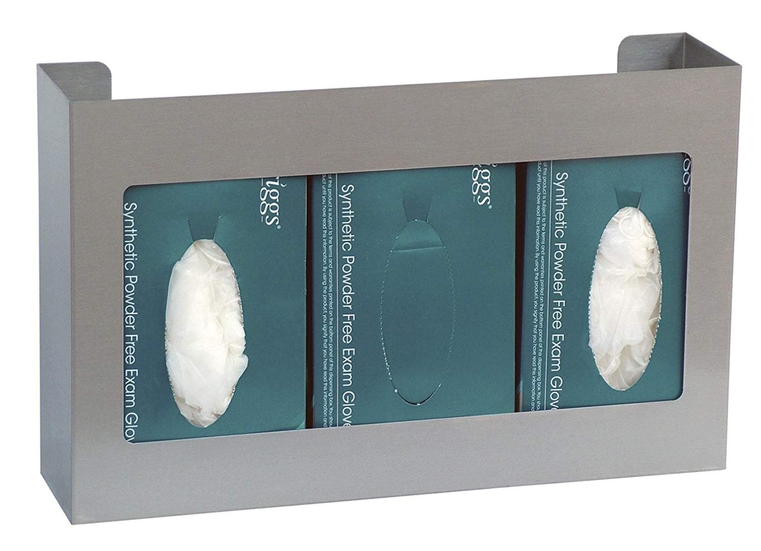 Omnimed Glove Box Dispensers Stainless, Triple-Horizontal Mount 305303_Group_…