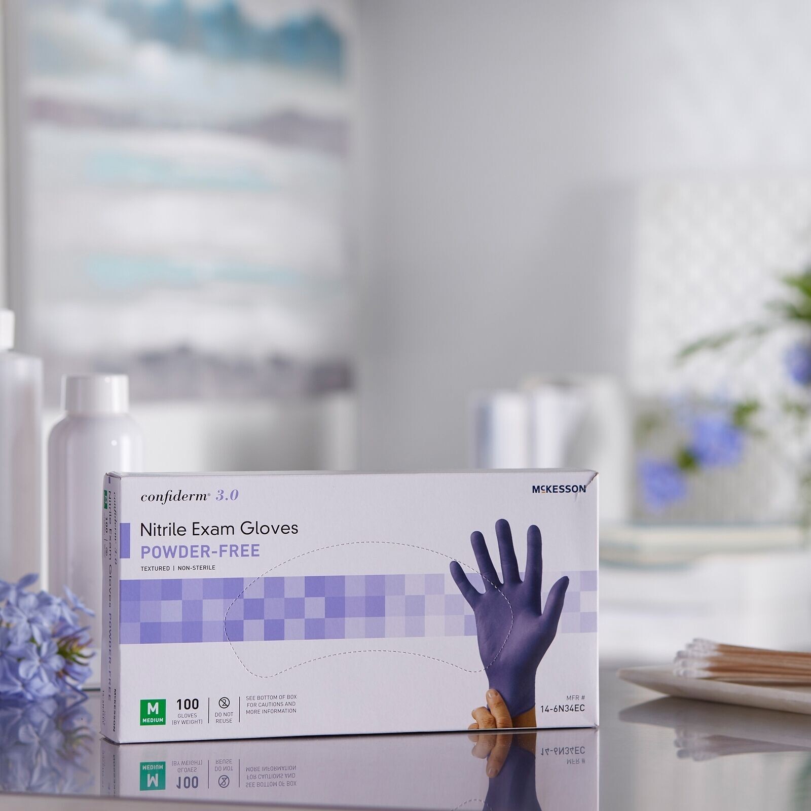 McKesson Confiderm Nitrile Exam Glove – 100 per Box