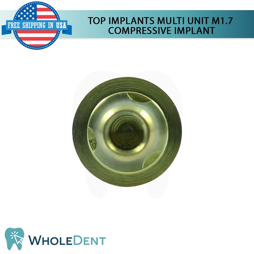 X10 Dental Multi Unit M1.7 Compressive Monoblock Fixture Titanium Sterile SLA