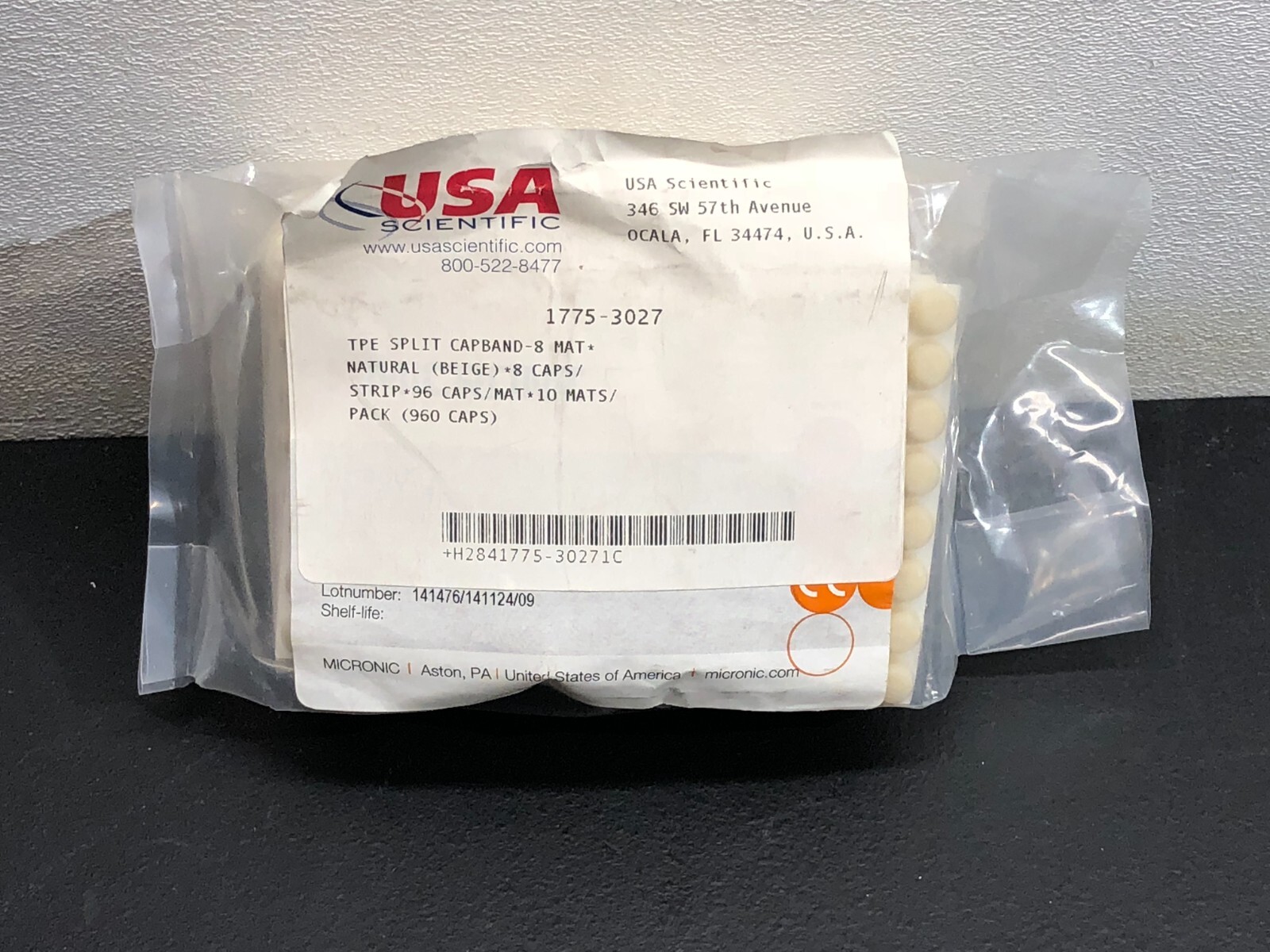 USA Scientific 1775-3027 TPE Split Capband-8 Mat
