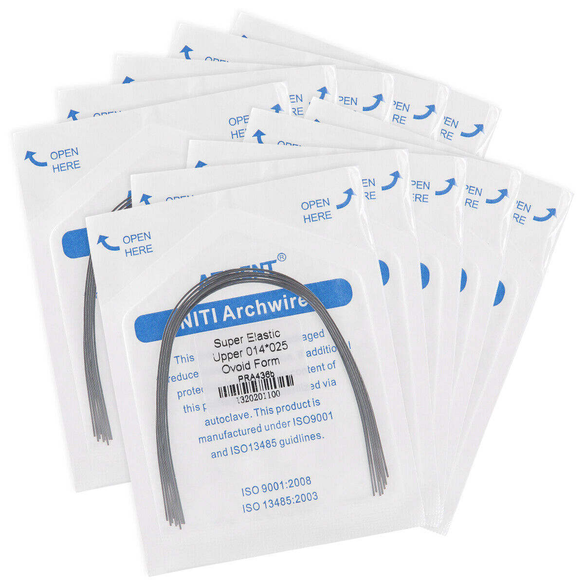 AZDENT Dental Ortho Super Elastic Rectangular Arch Wire Niti Ovoid upper & Lower