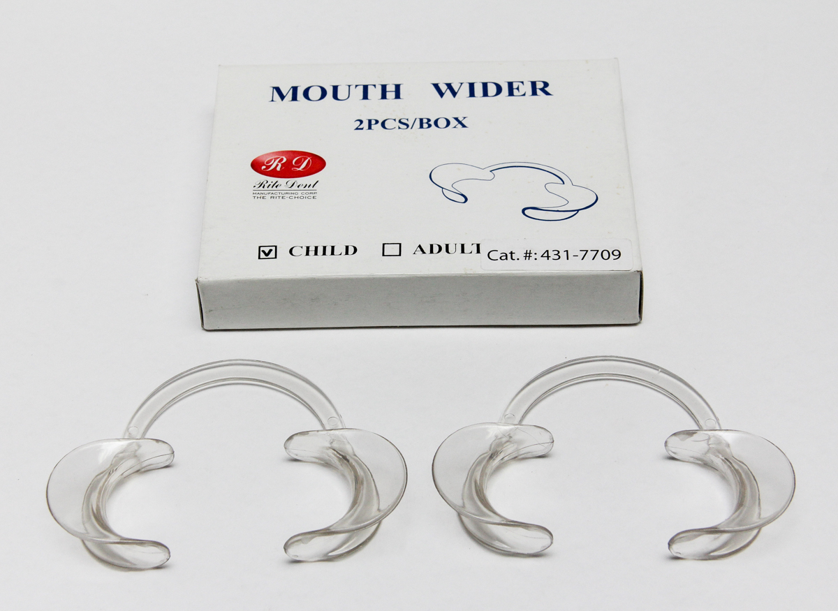 DENTAL MOUTH WIDER CHEEK LIP RETRACTOR TEETH WHITENING CHILD SIZE 2PC/BOX