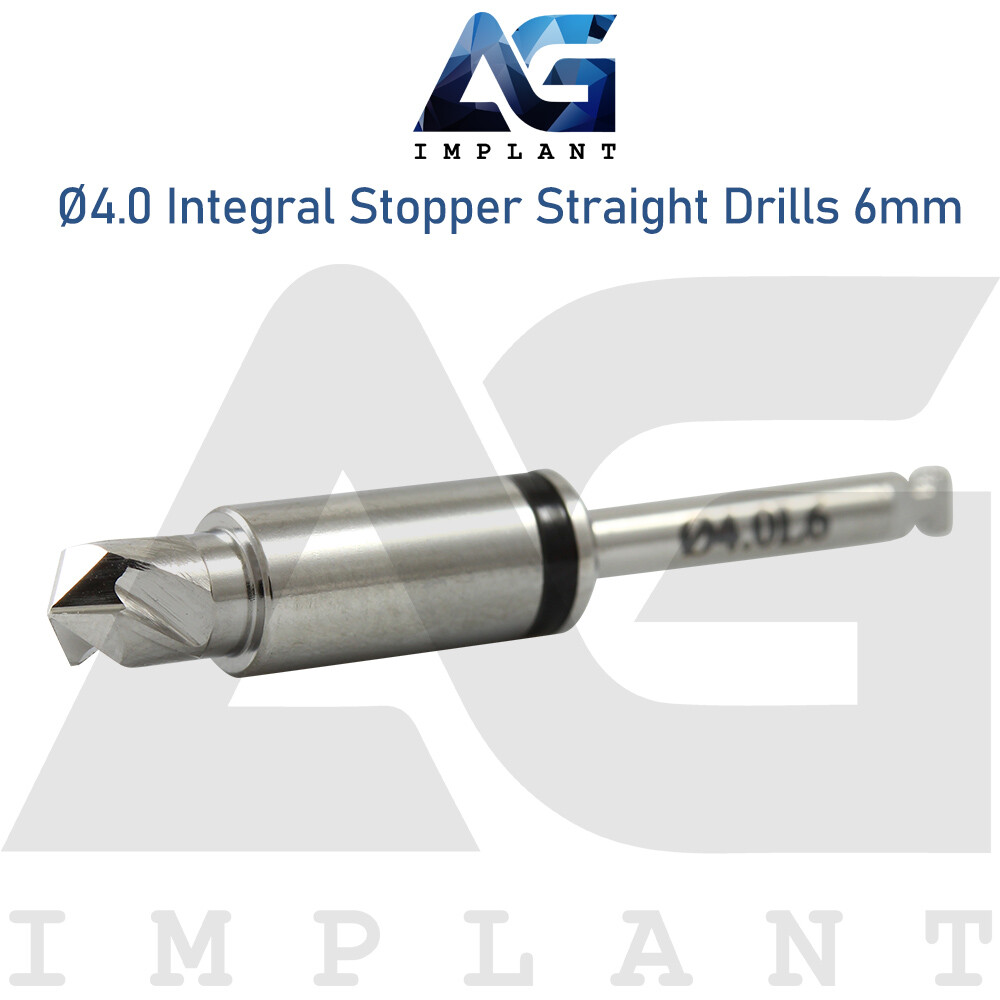 Ø4.0 Integral Stopper Straight Drill External Irrigation Dental Tool Dentistry