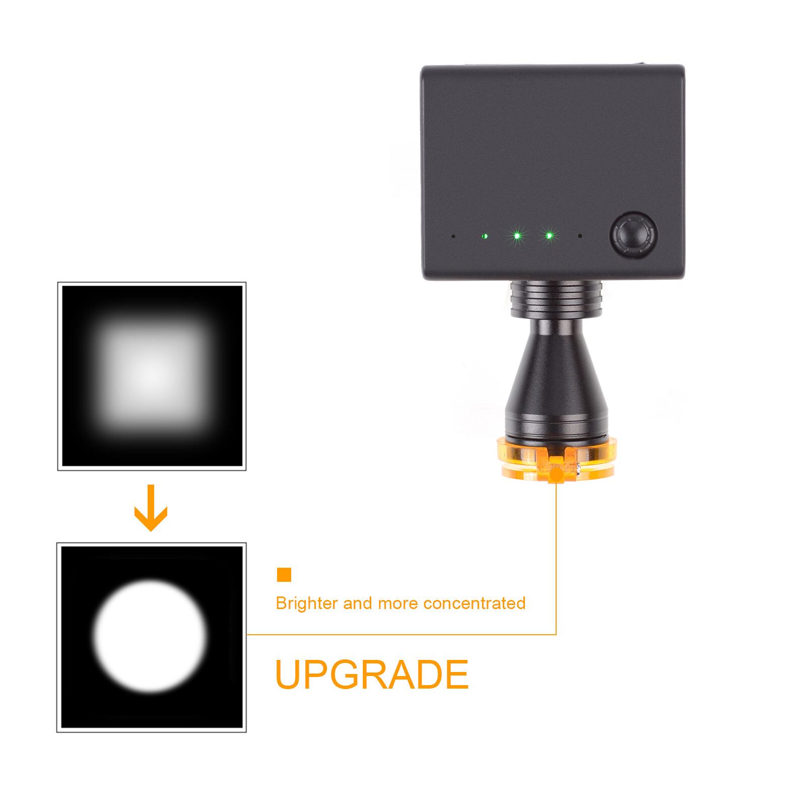 5W Wireless Dental LED Headlight Surgical Headlamp with Normal Glasses DY-011-F
