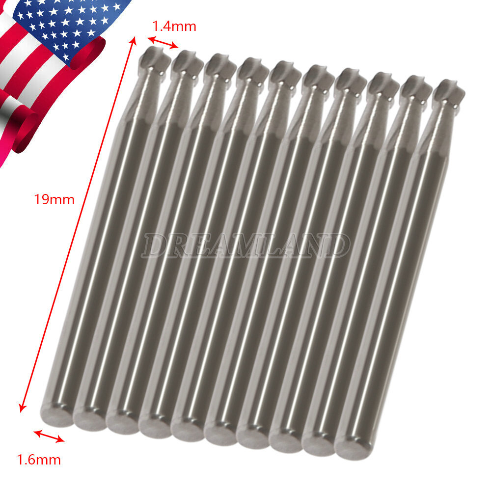 FG4 FG #4 Dental Carbide Burs, (100 Pack) – High Speed Friction Grip