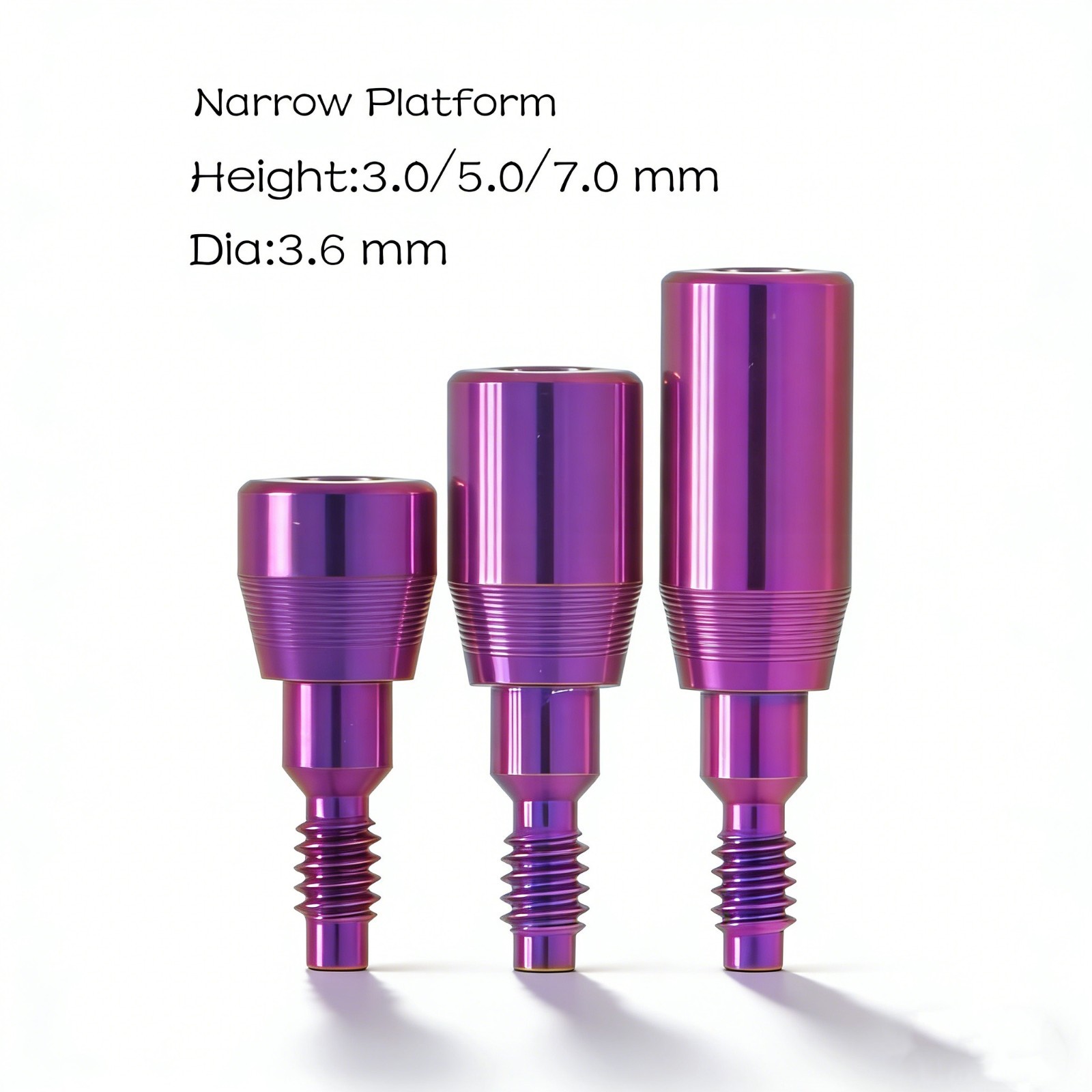 20Pcs Nobel Dental Healing Abutment Conical Connection fits Nobel Active NP/RP