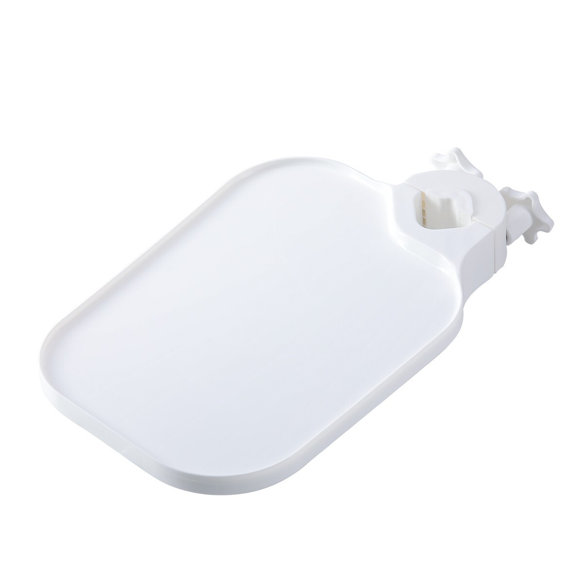 Universal Plastic Post Mounted Shelf Square Tray Adjustable for Dental Chair