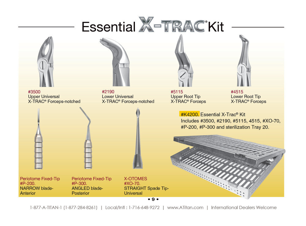 A-Titan ESSENTIAL X-TRAC KIT (Dental)