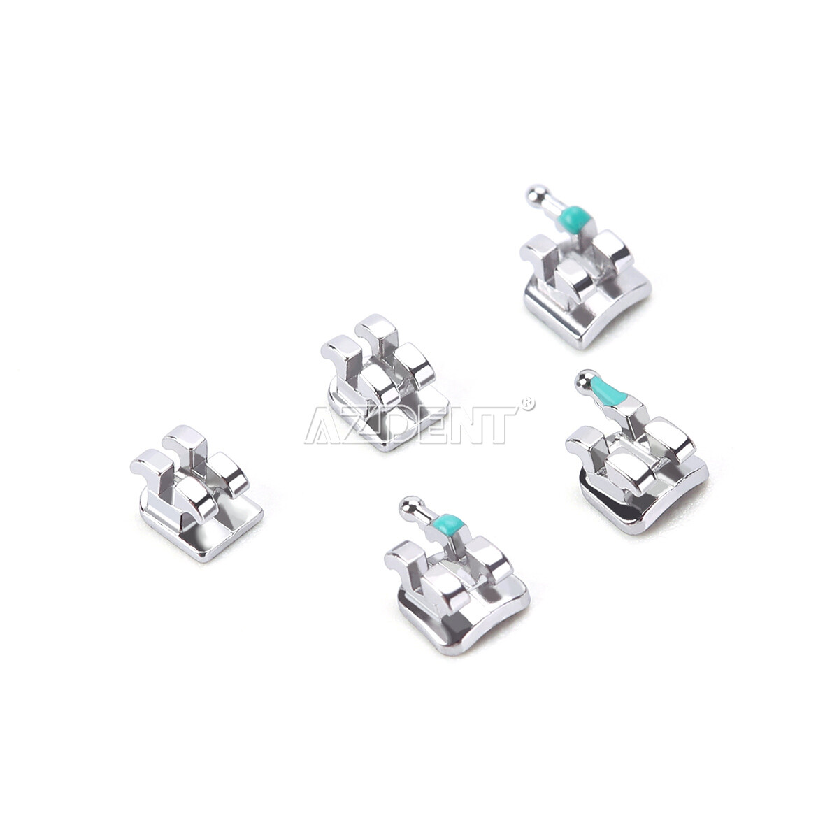 10Packs Dental Orthodontic Brackets Braces MIM Mini Roth.022 Hooks 345 Joydental