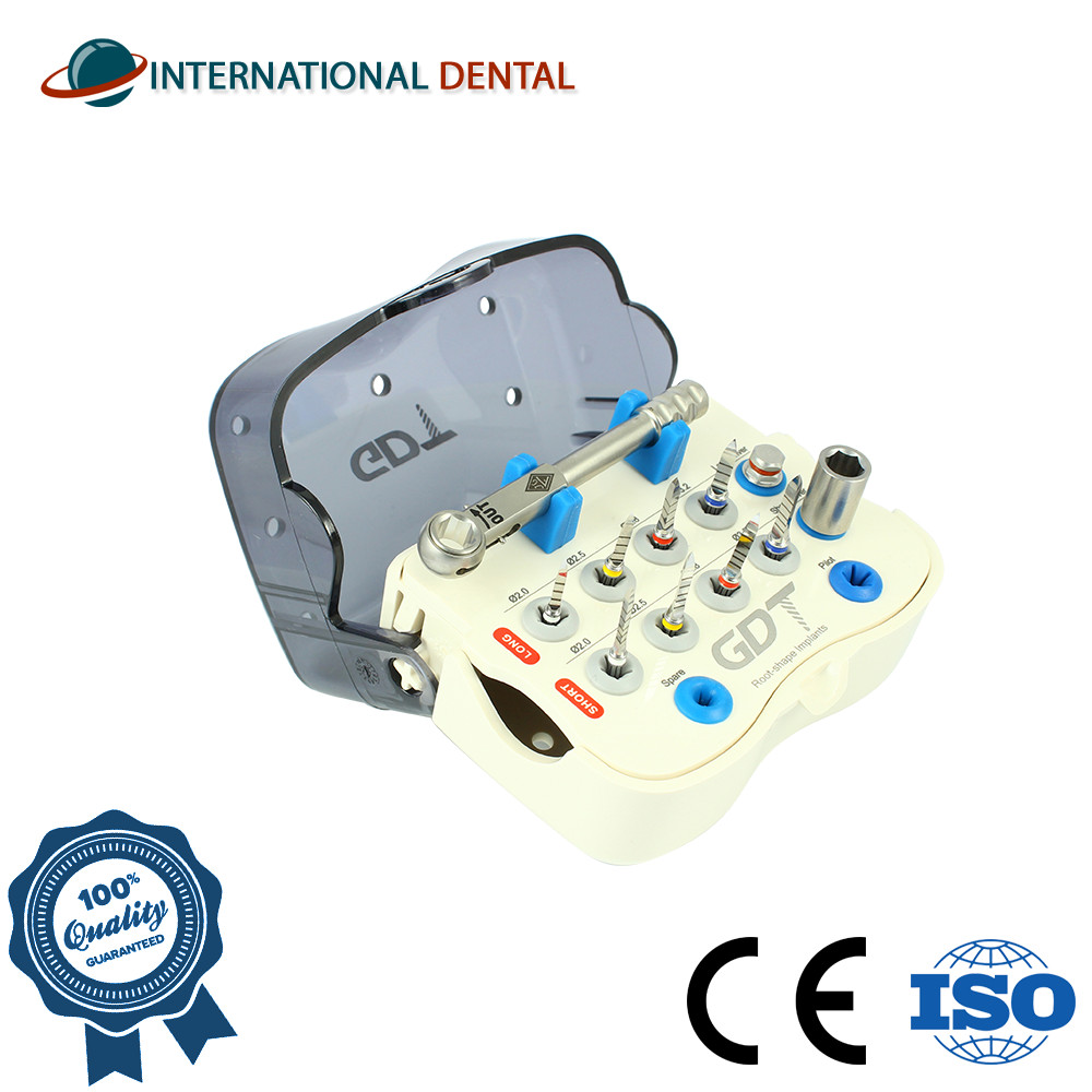 GDT Basic Dental Kit Box For R00t Shaped One Piece Fixture Stainless Steel