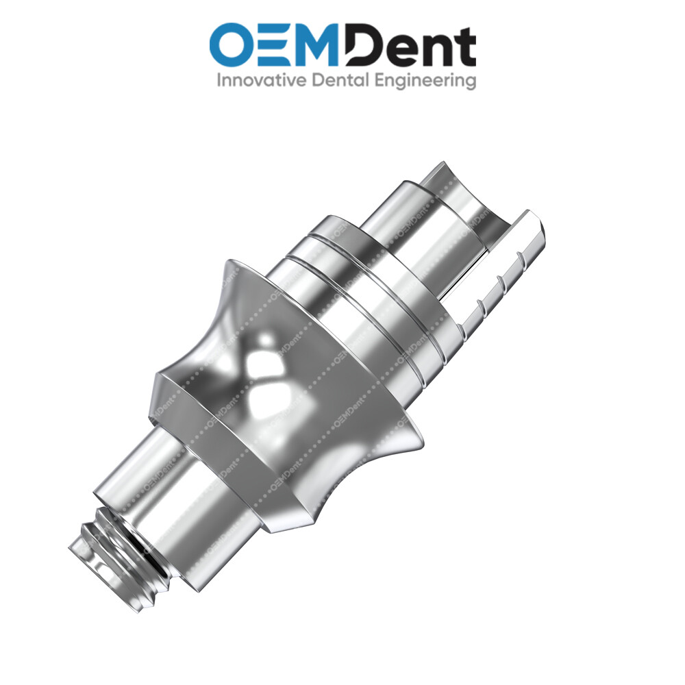 Angulated Rotational Titanium Base – GDT® Hexagon 2.42mm Compatible
