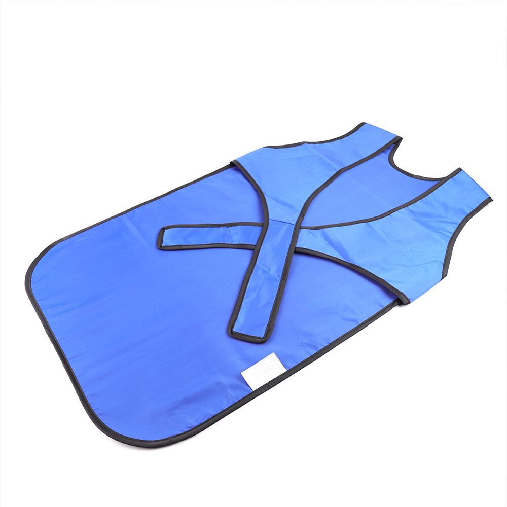 Blue Medical X-Ray Protection Apron Lead Rubber Radiation Protection Vest (L).