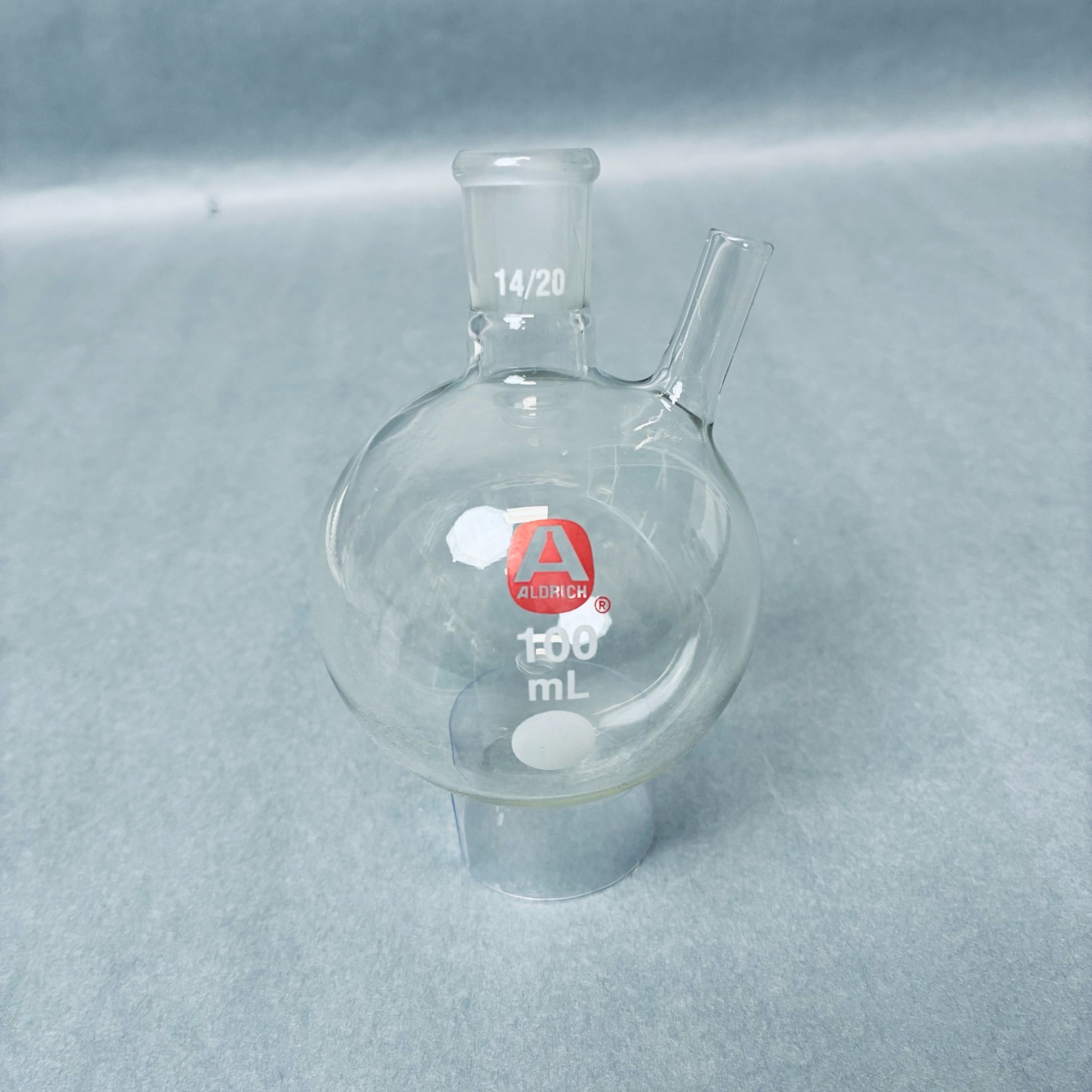 Aldrich 100 ml Round Bottom Flask ST/NS 14/20 with Septum Inlet Lot of 6 Flasks