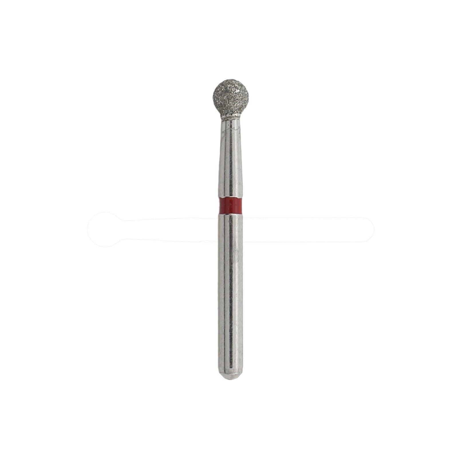 Dental Fine Round Diamond Burs 801/023F FG Ball Burs High Speed Burr BR Red