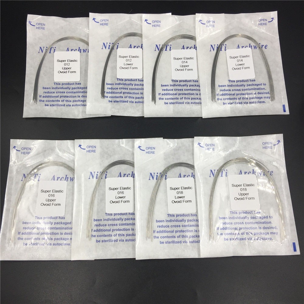 Orthodontic KIT Include Brackets Elastomeric Ligature Ties and 10 bag of Wires