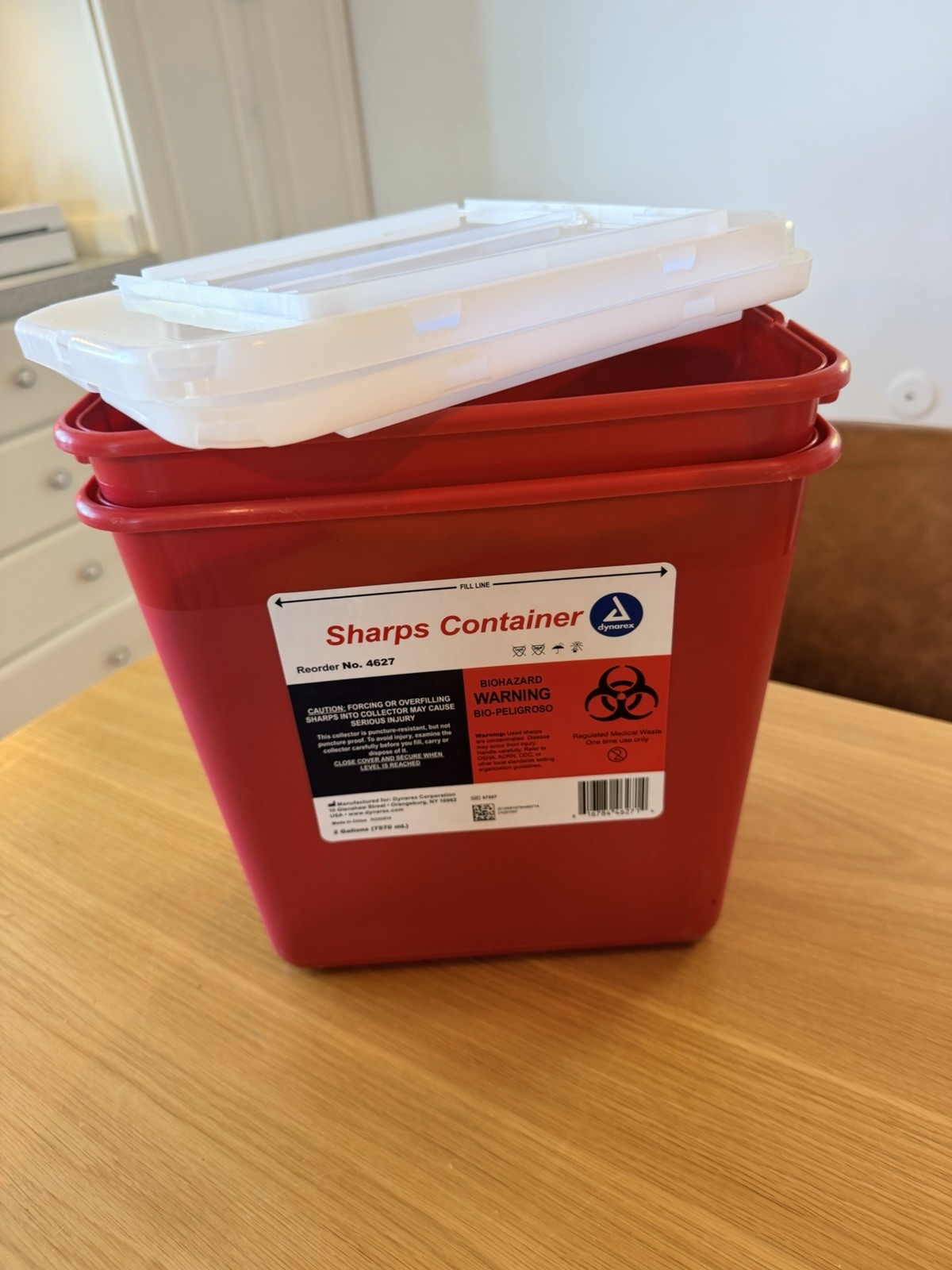Dynarex Corporation 2Gallon Sharps Container X 2