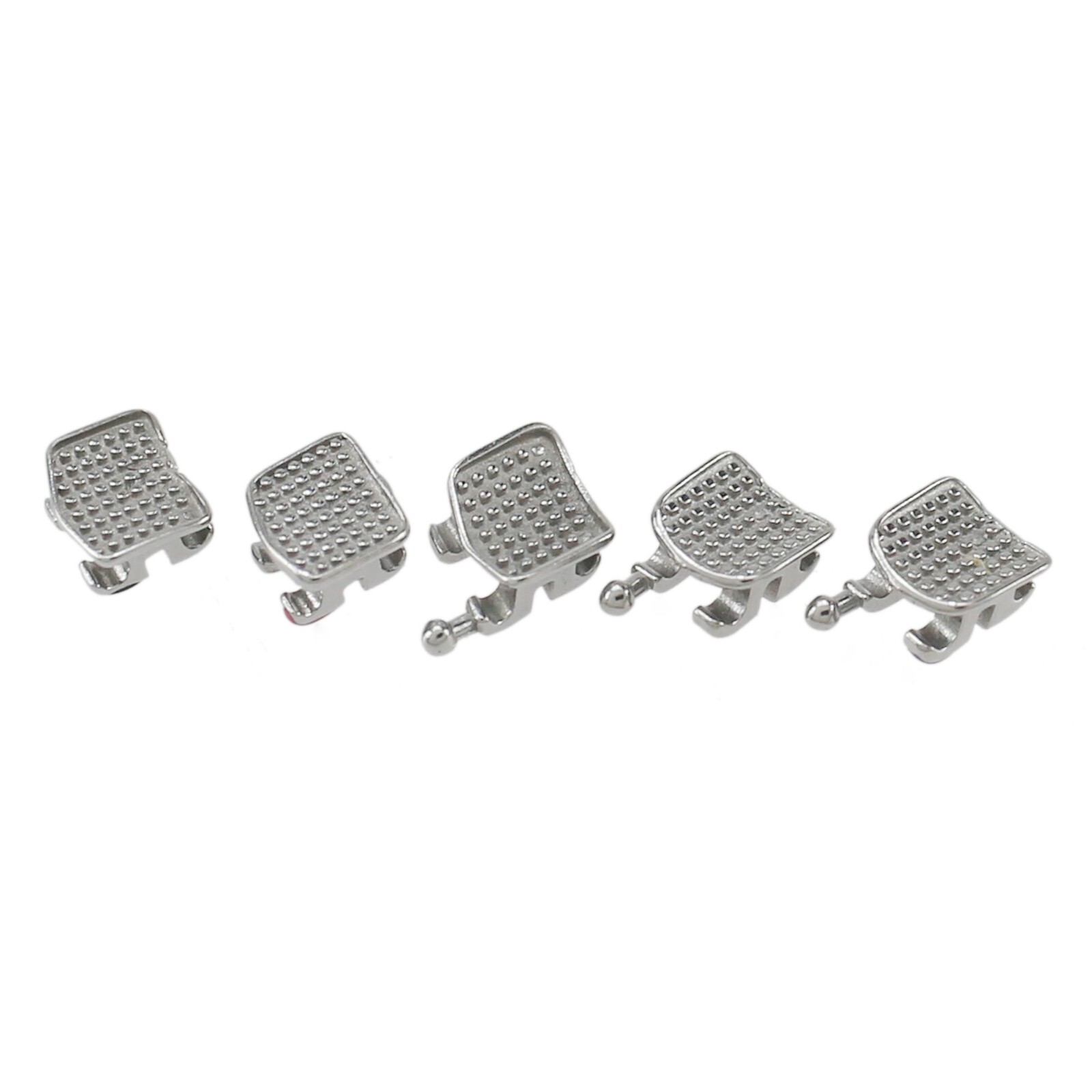 Dental Orthodontic Metal Brackets Braces Mini MIM Roth MBT 018 022 345 Hooks 5-5