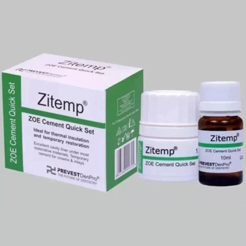Prevest Denpro Zitemp 20 gm Powder + 10 ml Liquid Cement Quick Set Free II Ship