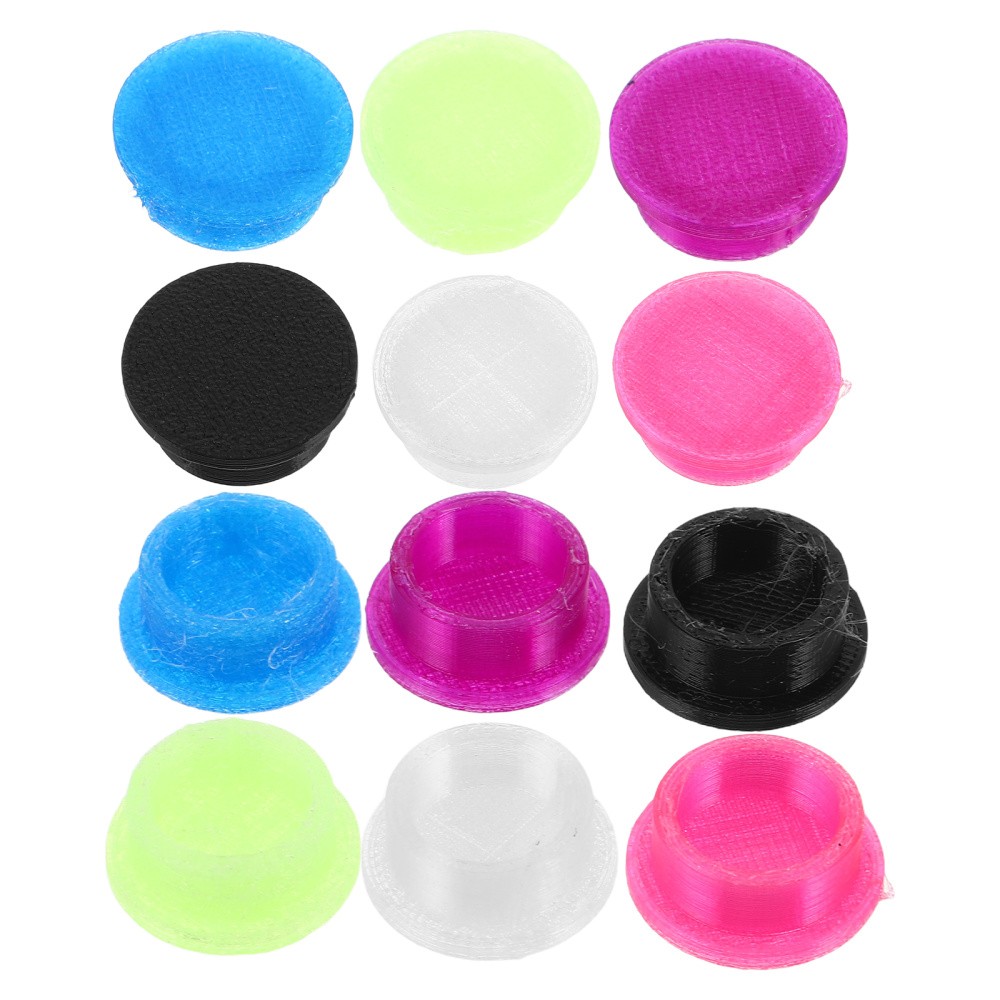 12 Pcs Glass Bottle Caps 3ml Vial Insulin Covers for Vials Reusable Protector