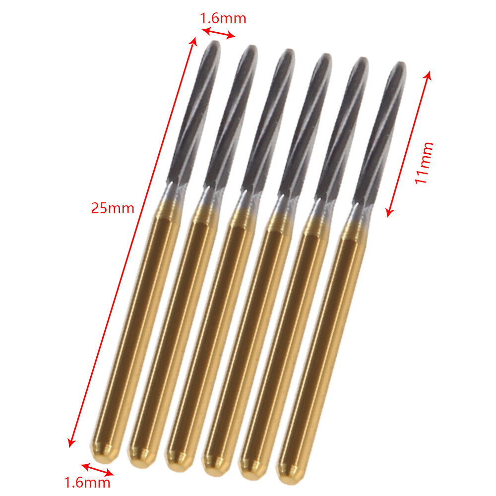 Dental Surgical Carbide Handpiece Bur Friction Grip Oral FGOS Length 25mm Round