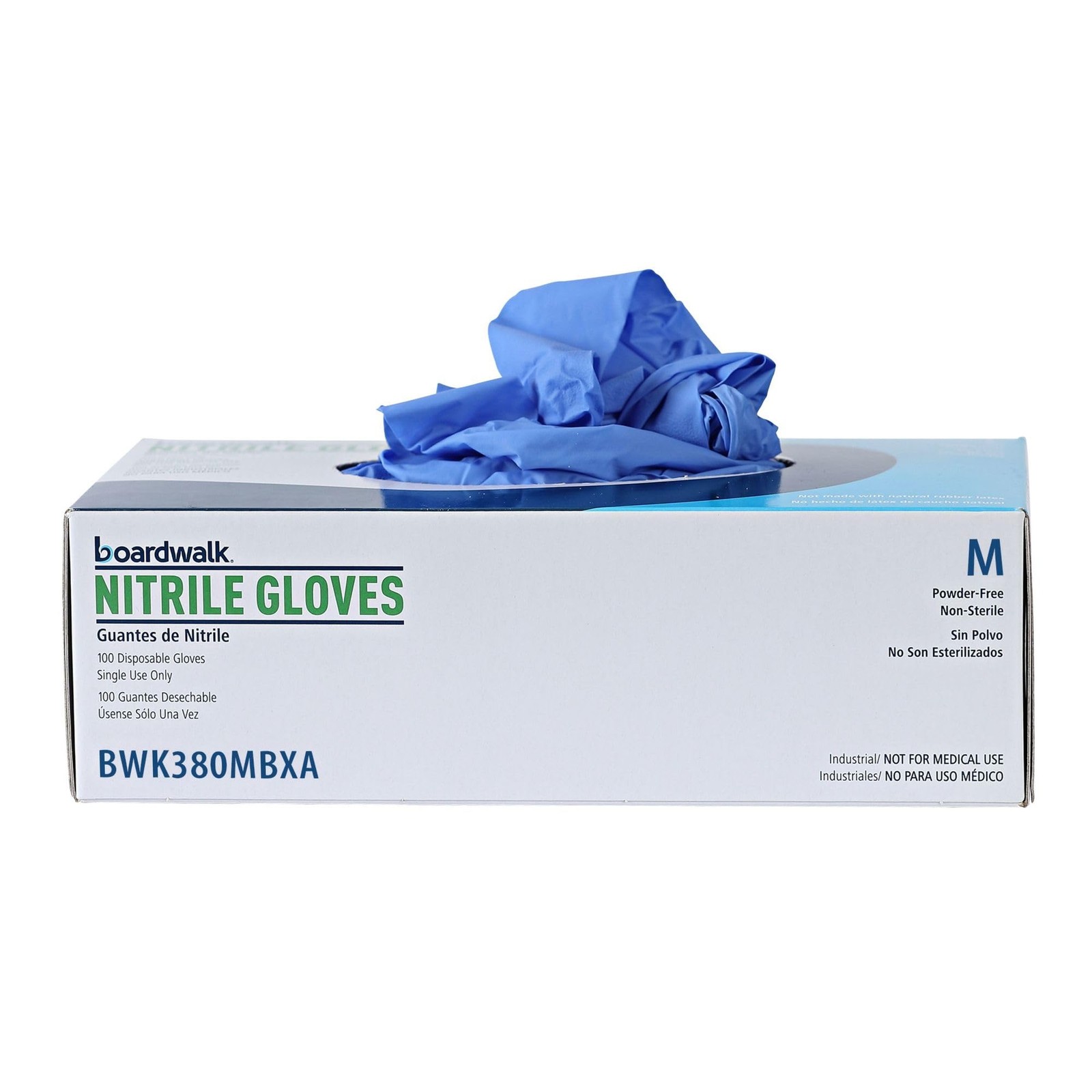 Boardwalk Disposable General-Purpose Nitrile Gloves, Medium, Blue, 4 mil, 1,0…
