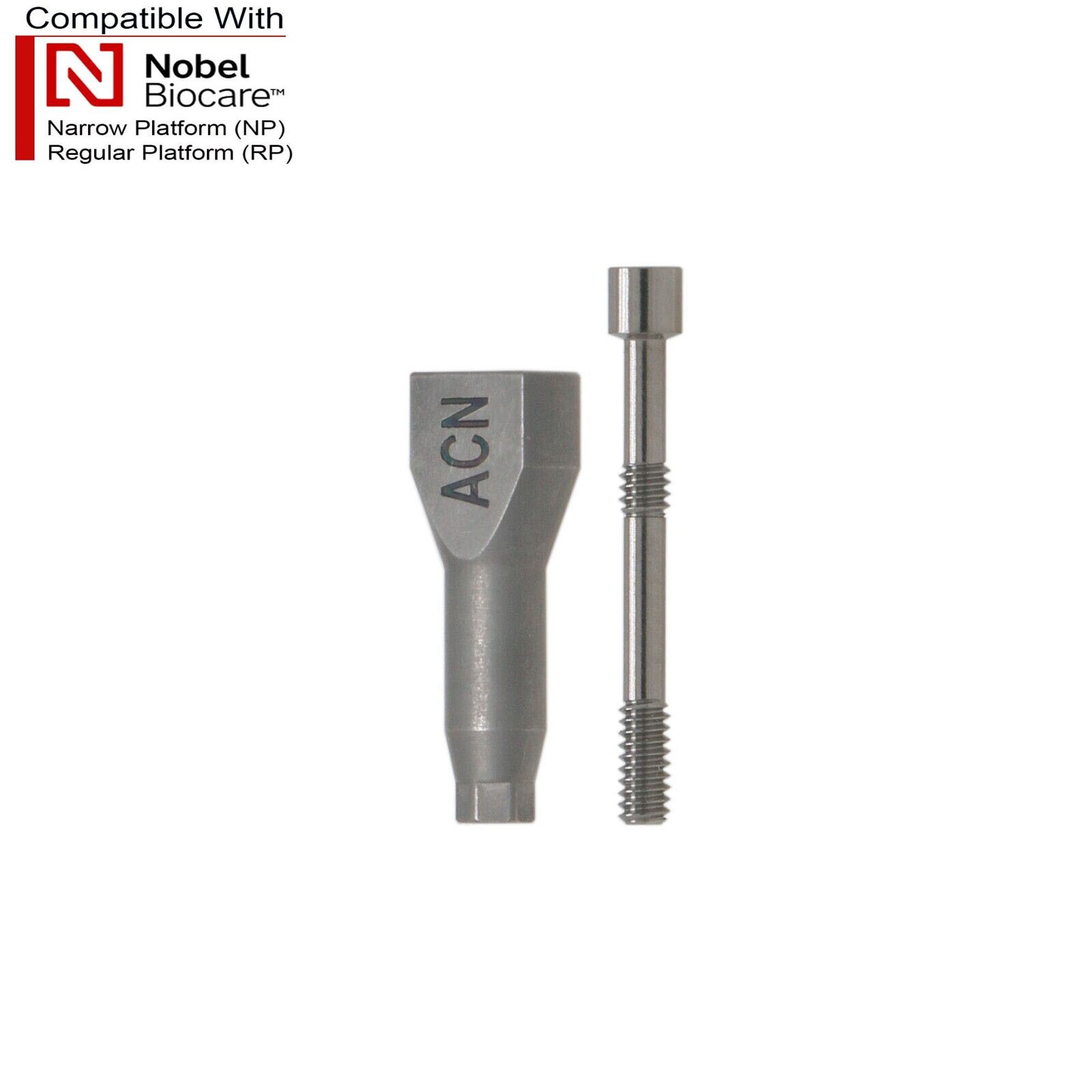 Analog Impression Coping Transfer Open Close Tray Scan Body Nobel Active NP/RP