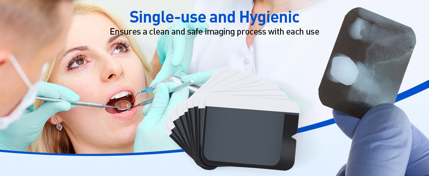 JMU Dental Digital Storage Phosphor Envelopes Plastic Size #0#1#2 100pcs/box